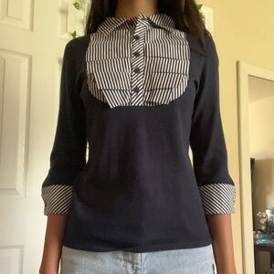 Blue work shirt